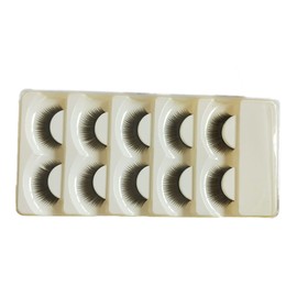 Baluue 5pairs Handmade Lashes Eyelashes for Daily Use Thick Eye Lashes Extension for Party Wedding Photo Shoot