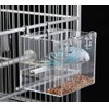 Automatic Bird Feeder No Mess Bird Cage Pet Feeder Seed