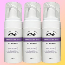3 pieces Nilav Feminine Foaming Wash Feminine Cleanser / 3개 닐라브 페미닌 포밍 워시 여성청결제
