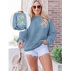 OCURHU Women Christian Sweatshirts Give Thanks To Ther Lord For