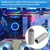 sourcing map 4pcs Water Cooling Adapter G1/4" Thread Male to