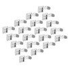 20 Pcs Zipper Presser Foot Stainless Steel Invisible Zipper Sewing