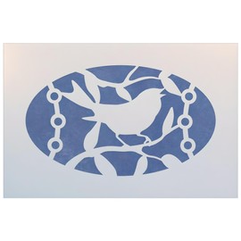 Easter Egg 3 Stencil - 8" x 4.6" Easter Holiday Stencils for Painting Reusable Plastic Mylar Drawing Templates DIY Ornaments Craft for Decoration Art Drawing Spring - The Artful Stencil