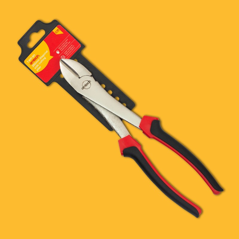 Amtech B0260 10" (260mm) Diagonal Side Cutting Pliers, Side Cutters,