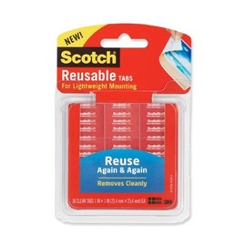 Scotch Reusable Mounting Tab