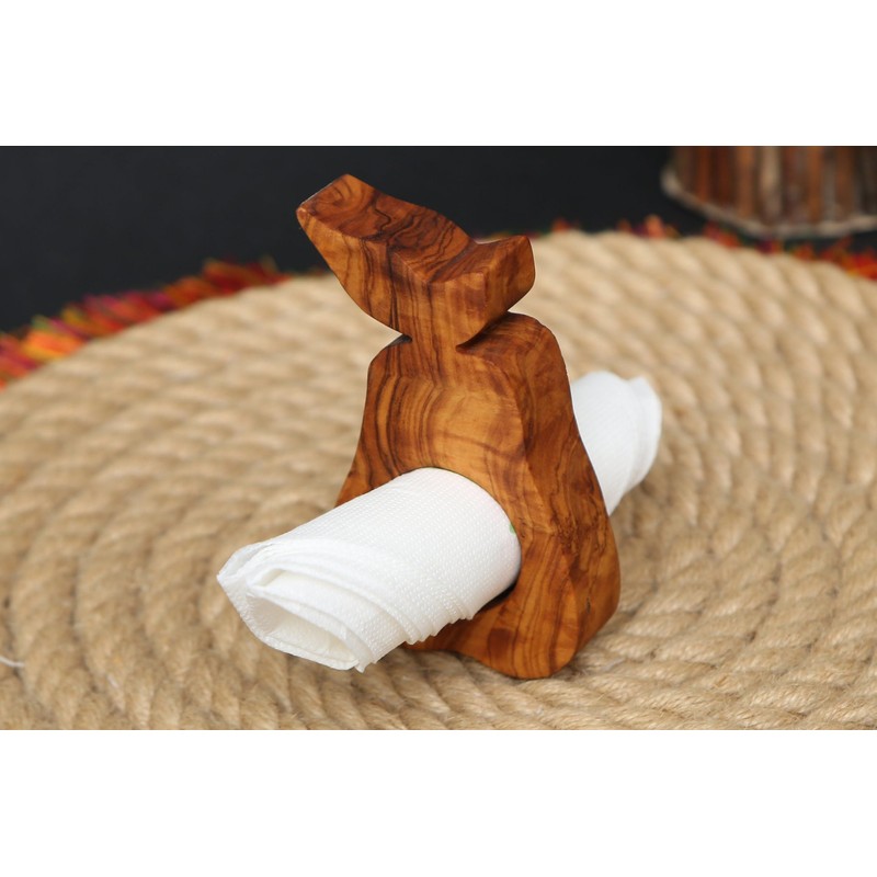Olive Wood Napkin and Tissues Holder | Ideal for Decorating