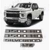 GM Auto Gloss Black Doors 3500HD Tailgate Silverado LTZ Emblems