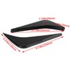 YUOQDKE C7 Rear Bumper Lower Air Diffuser Fins Carbon Fiber