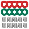 lasuroa 10pcs Battery Post Terminal Shims with 12pcs Washers, Auto
