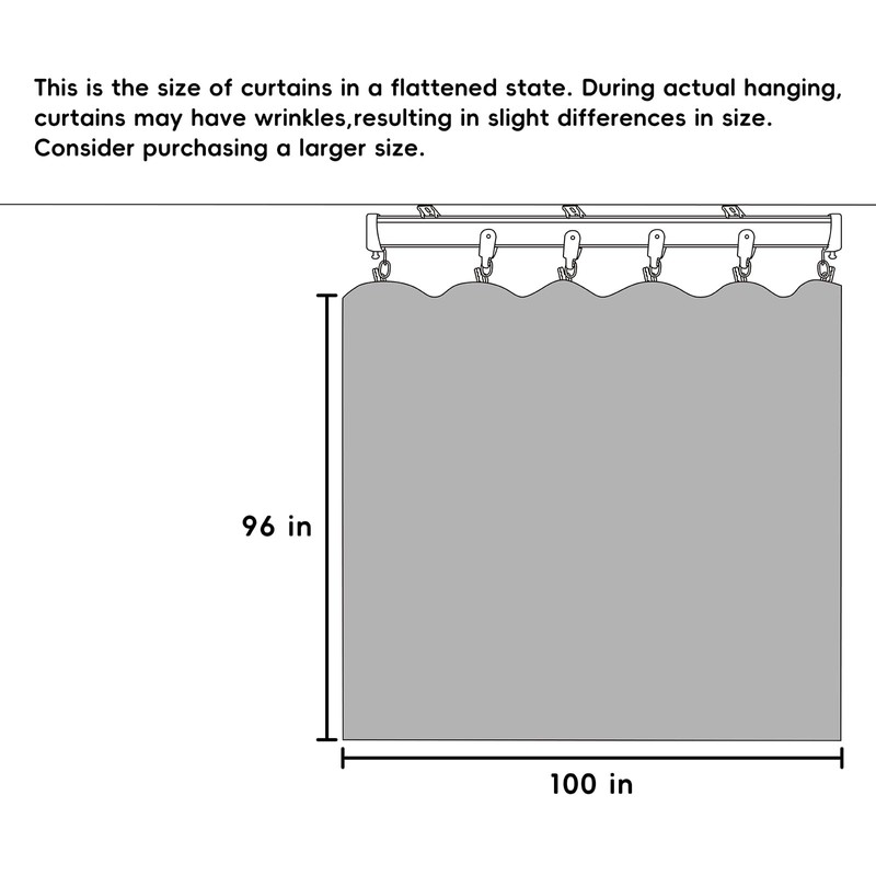 Room Divider Curtains Flexible Ceiling Tracks set Curtain track Ceiling