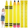 6 Pcs 74 Inch Giant Inflatable Pencil Pool Noodles Float