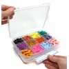 12 Compartment Large Pill Case with Airtight Seal - Silicone