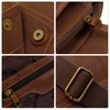 Small Messenger Bag Unisex Vintage Canvas Shoulder Bag Casual Travel