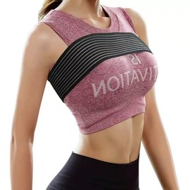 High-Impact Breast Support Band,No-Bounce,Post Surgery Bra Strap,Adjustable Extra Sports Bra,Stabilizer Band