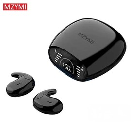 MZYMI MD528 Wireless Workout Headphones Built In Mic HiFi Audio Sports Earphones Charging  Automatic Connection Sleep Noise Cancelling Earbuds - Color: MD528 Black