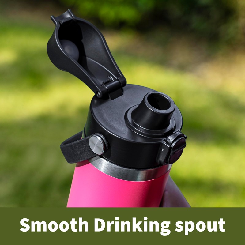 Diumepo Auto Spout Lid for Yeti Rambler 12/18/26/36/64 oz Water