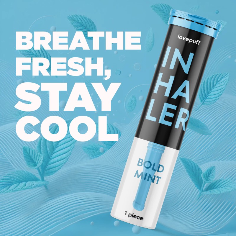 LovePuff 4 PACK Natural Habit Replacement BOLD MINT and ICY