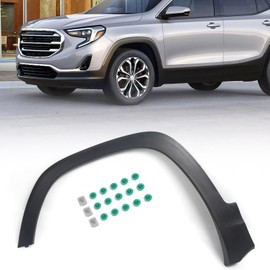 VLINCAR Front Fender Flare Compatible with GMC Terrain 2018 2019 2020 2021 2022 2023 2024 Wheel Opening Flare Molding Arch Trim Left Driver Side LH 84325118 GM1290256