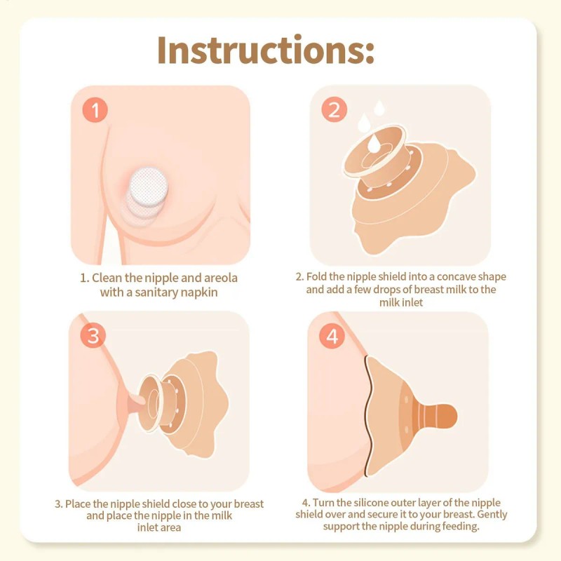 Pezonera De Silicona Para Lactancia