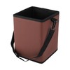 A ABSOPRO Car Trash Can Hanging and Foldable 6.3" Length
