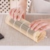 XIAOXIHOUHSGGD Sushi Mat Bamboo Sushi Rolling Mat Sushi Making Tool