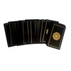 Vieux Monde Express Gold Foil Tarot Deck | Premium Waterproof