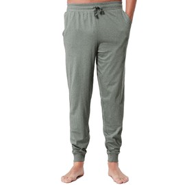 The Essentials Wardrobe Mens TEW Lounge Pants - Cuffed - Dark Grey Marl - Large