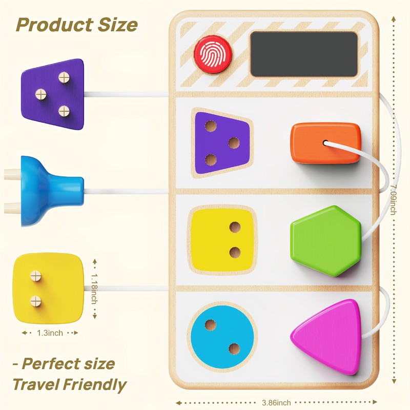 Itainq Montessori Toys for 1 Year Old, Toddler Travel Toys