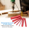 7PCS Setup Blocks Gauge Aluminum Alloy Black Anodized Suface Woodworking
