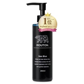 Beauty Salon Exclusive Neo Blue Shampoo MOUTON Mouton 250mL Blue Color Shampoo Blue Sham, 1 Piece / 미용실 전매품 네오 블루 샴푸 MOUTON 무톤 250mL 블루 컬러 샴푸 블루 샴, 1개