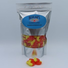 Beulah's Gummy Peach Rings, 2 Pound Package, 120 Pieces of Candy