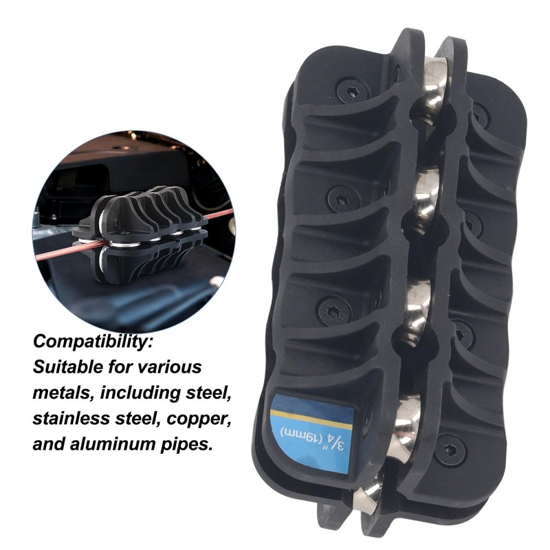 3/4in Tubing Straightener, Handheld Copper Tubing Straightener, Portable Pipe Straightening
