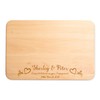 Engagement Gift Wooden Chopping Board, Wedding Present for a Couple.