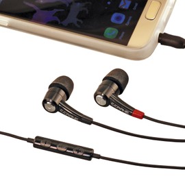 C. Crane CC Buds PRO Earbuds, Mic & Phone Remote with Six Different Earbud Covers Included for Custom Comfort – Designed for Voice Clarity and Audio Books – Fits Large and Small Ears