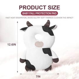 WKC Mochila protectora de cabeza de bebé con rodilleras y calcetines antideslizantes, seguridad para niños pequeños para gatear y caminar (estilo 24)