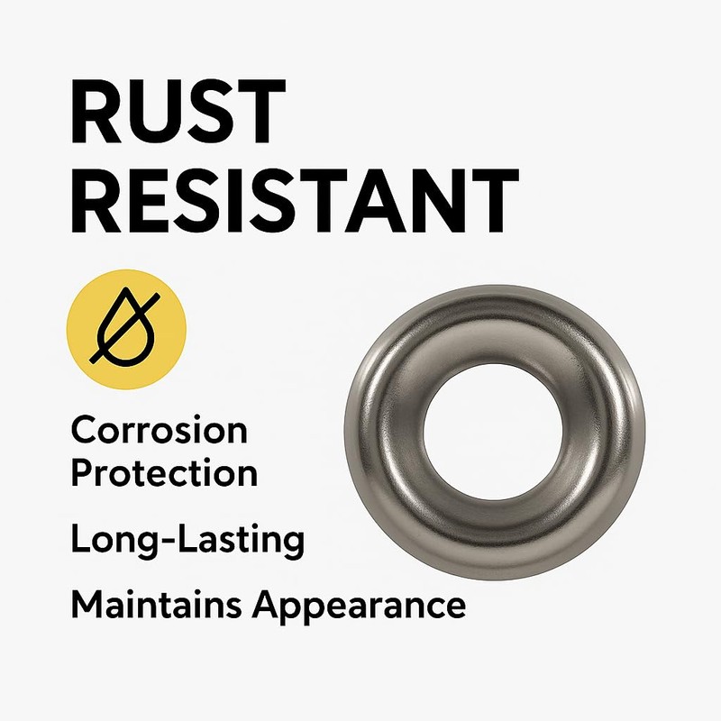 BCP Fasteners 100 Qty #8 Stainless Steel Countersunk Finish Washers