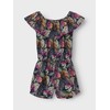 NAME IT Girls' Nkfvinaya SS Playsuit Fffff Noos, Blazer navy