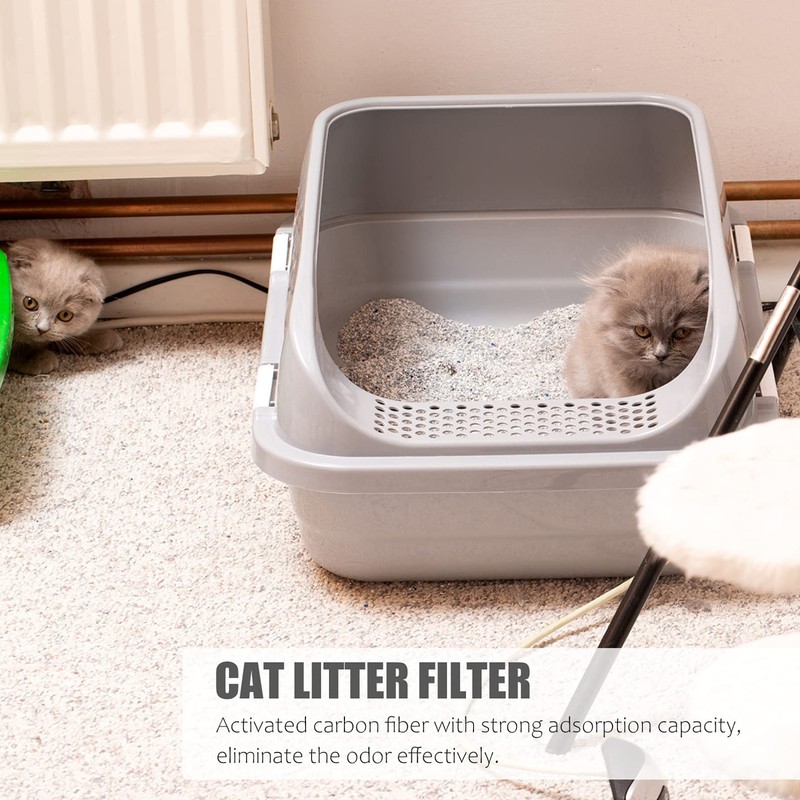 Ipetboom Pet Cat Litter Filter Deodorizer 15pcs Carbon Filters for