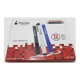 Borrador Tipo Lápiz Nextep Clic/Retráctil C/12