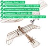 Etrich Dove Slow Flyer Model Plane Kit, 1:30 Scale, 456