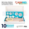 Bolsa Colostomia Drenable Barrera Y Cierre Para Adulto 10 Pz
