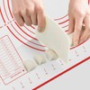 Non-Stick Pastry Baking Bench Dough Scraper, BPA Free Plastic Flexible