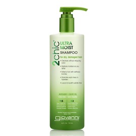 GIOVANNI COSMETICS Ultra-Moist Shampoo, Avocado/Olive Oil, 24 Fluid Ounce