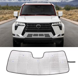 car-attention Front Windshield Cover Sun Shade Protective Cover For Lexus GX 2024-25 UV Block