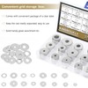 Kindroufly 270 Pieces 15 Sizes Large Fender Washers Assortment Kit,