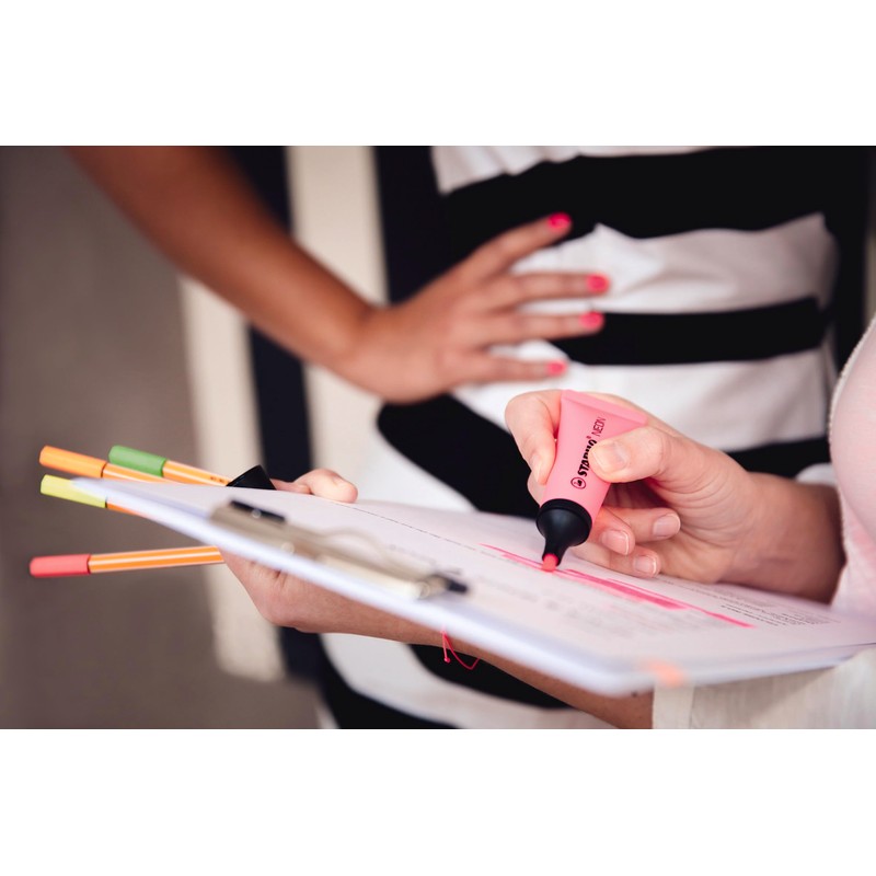 Highlighter - STABILO NEON - Box of 10 - Green