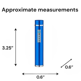 NIVEK Plasma Electric Lighter, Dual Arc Lighter, USB Rechargeable Lighter, Cylinder Round Barrel Lighter, Metal Lighter LED Light Indicator (Blue)