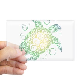 CafePress Sea Turtle Sticker Rectangle Bumper Sticker Car Decal