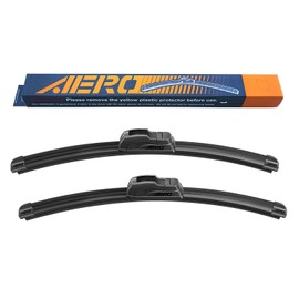 AERO Voyager 26"+17" Premium All-Season Windshield Wiper Blades with Extra Rubber Refills OEM Replacement for Honda CR-V CRV 2019-2018 + 1-Year Warranty (Pack of 2)