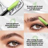 Long-Lasting Waterproof Eyebrow Gel for Natural Styling, Clear Brow Gel